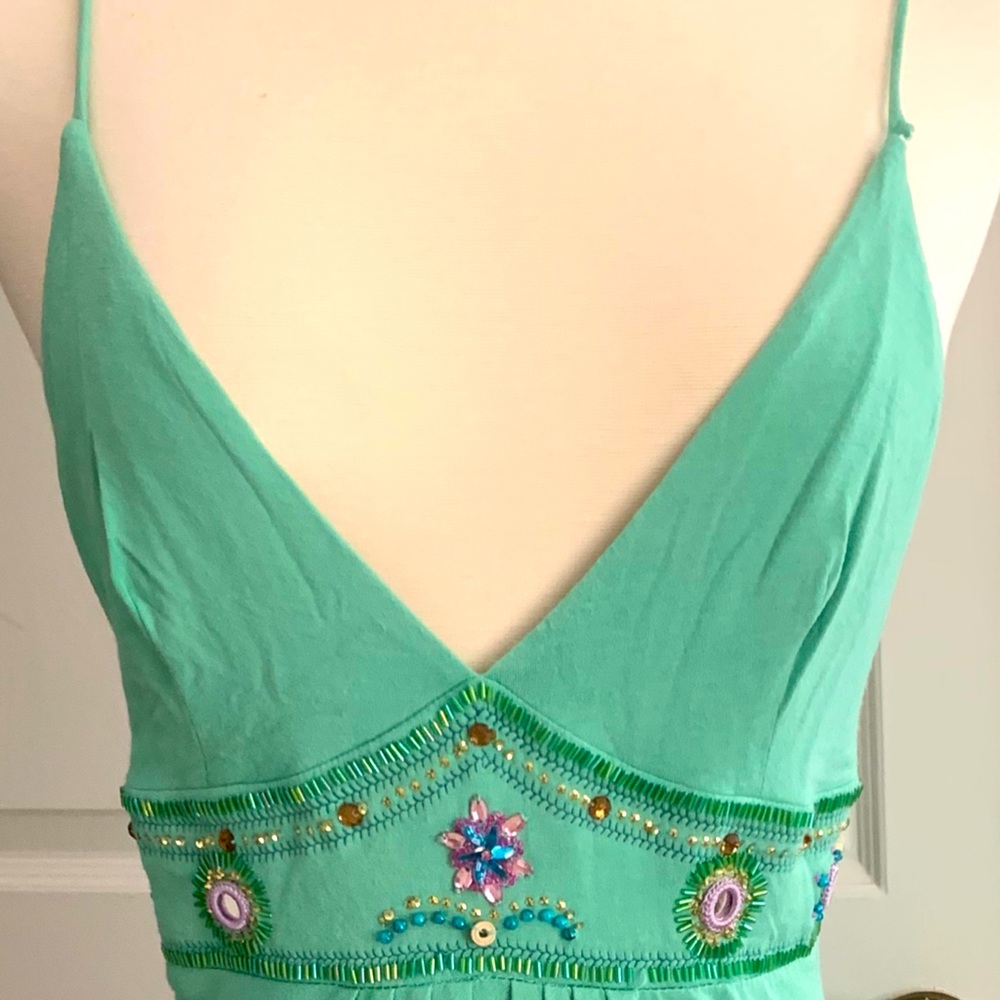 Nice dress with colorful beads